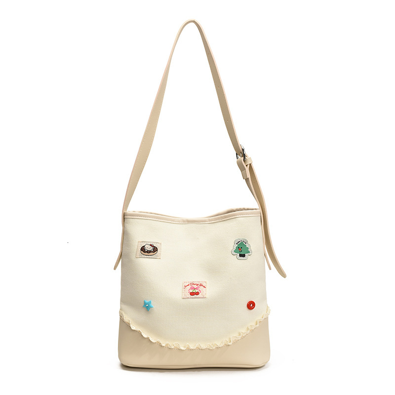 2025 New Trendy Color-Block Commuter Bucket for Women, Cute Versatile Light Luxury Single Shoulder Crossbody Bag ddmymoon