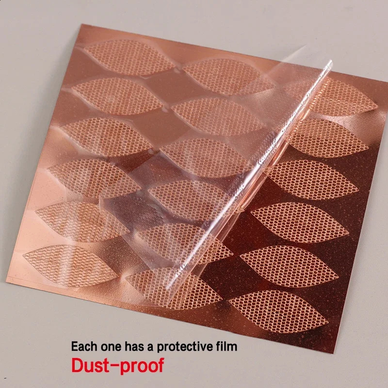 5 Sheets Lace Mesh Eyelid Paste-shaped Invisible Double Fold Eyelid Shadow Tape Sticker Beauty Tool 250807