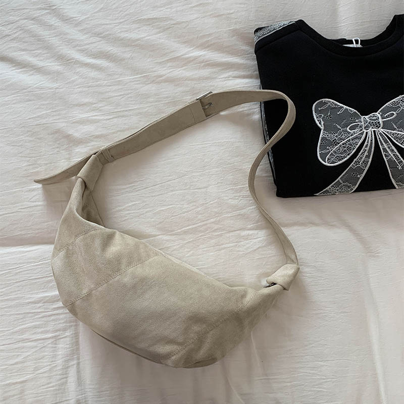 Suede Dumpling Casual Crossbody for Women 2025 New High-End Large Capacity Shoulder Underarm Bag ddmymoon