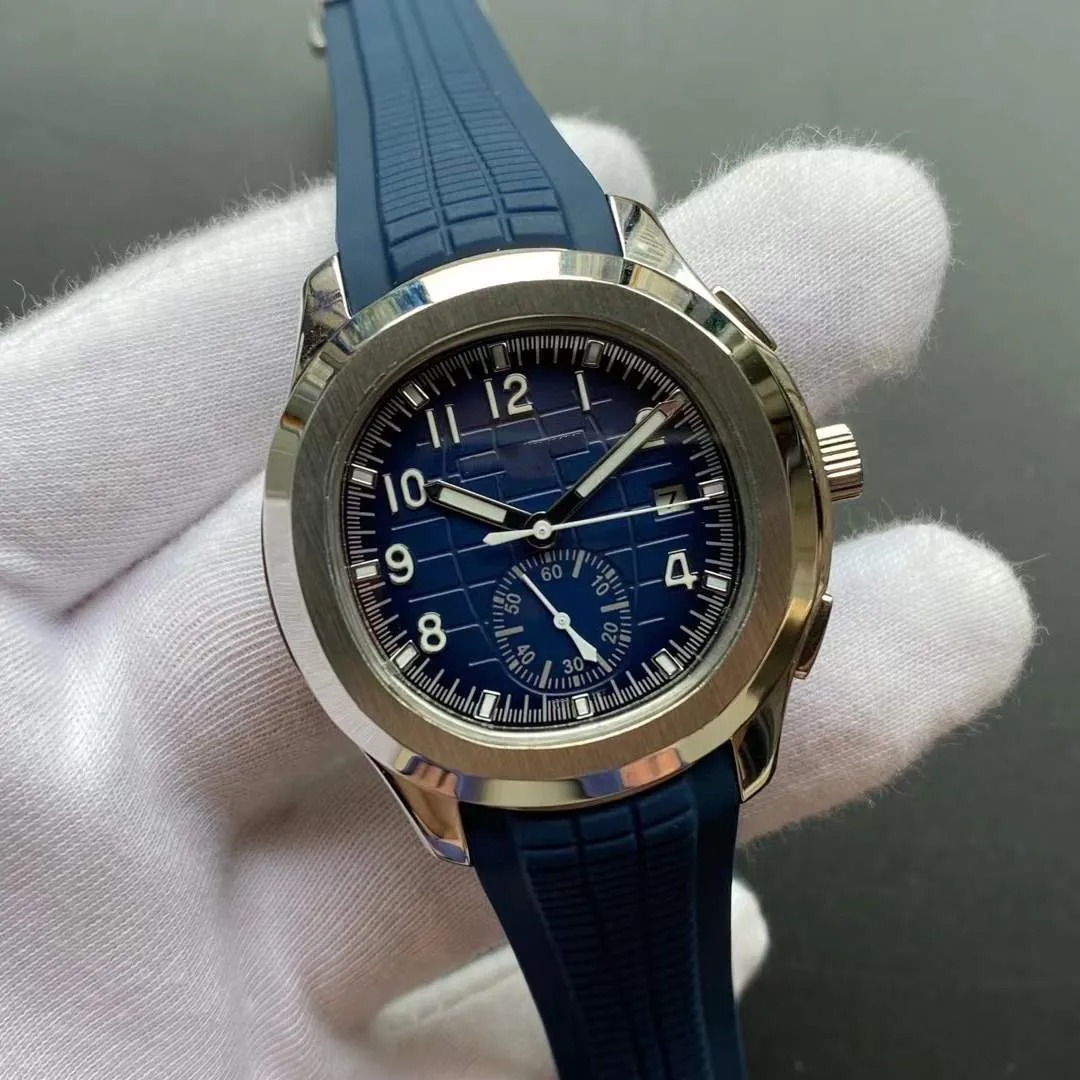 New Watch 5968A watches men Grenade Automatic Mechanical Movement Rubber Strap Watch 42mm waterproof Fashion Business Watch Christmas gift