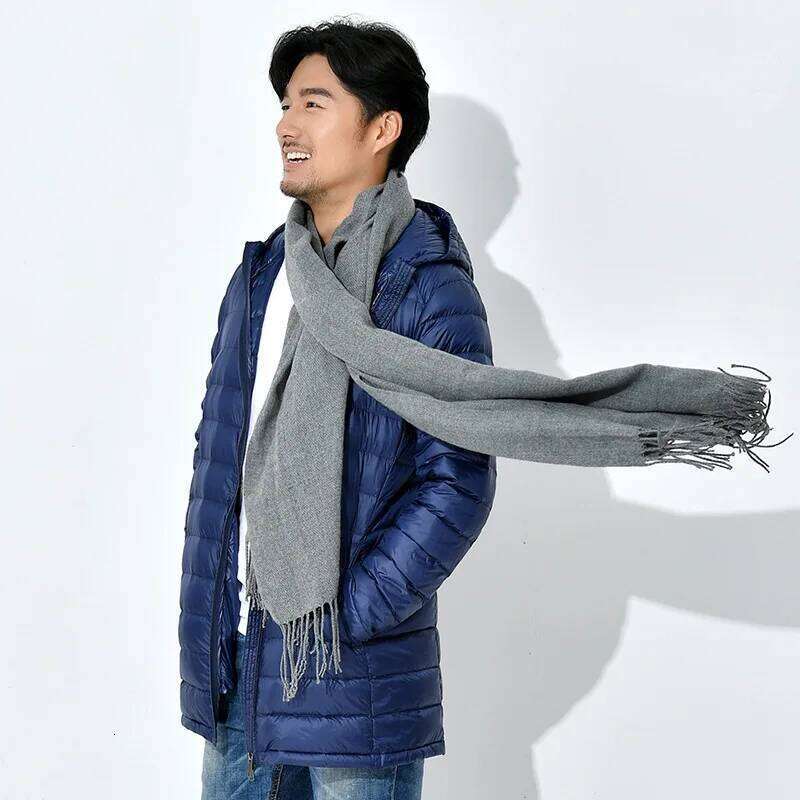NewBang Plus 8XL Winter Long Duck Feather Parka Man Ultra Light Down Jacket Men Lightweight Warm Puffer Jackets