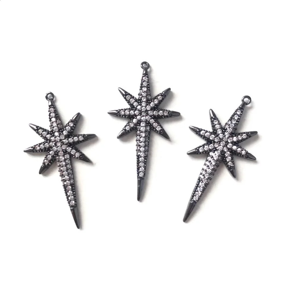 5pcs Shining Star Charms for Women Bracelet Girl Necklace Making Gold-Plated Trendy Pendant for Handmade Craft Jewelry Accessory 250807