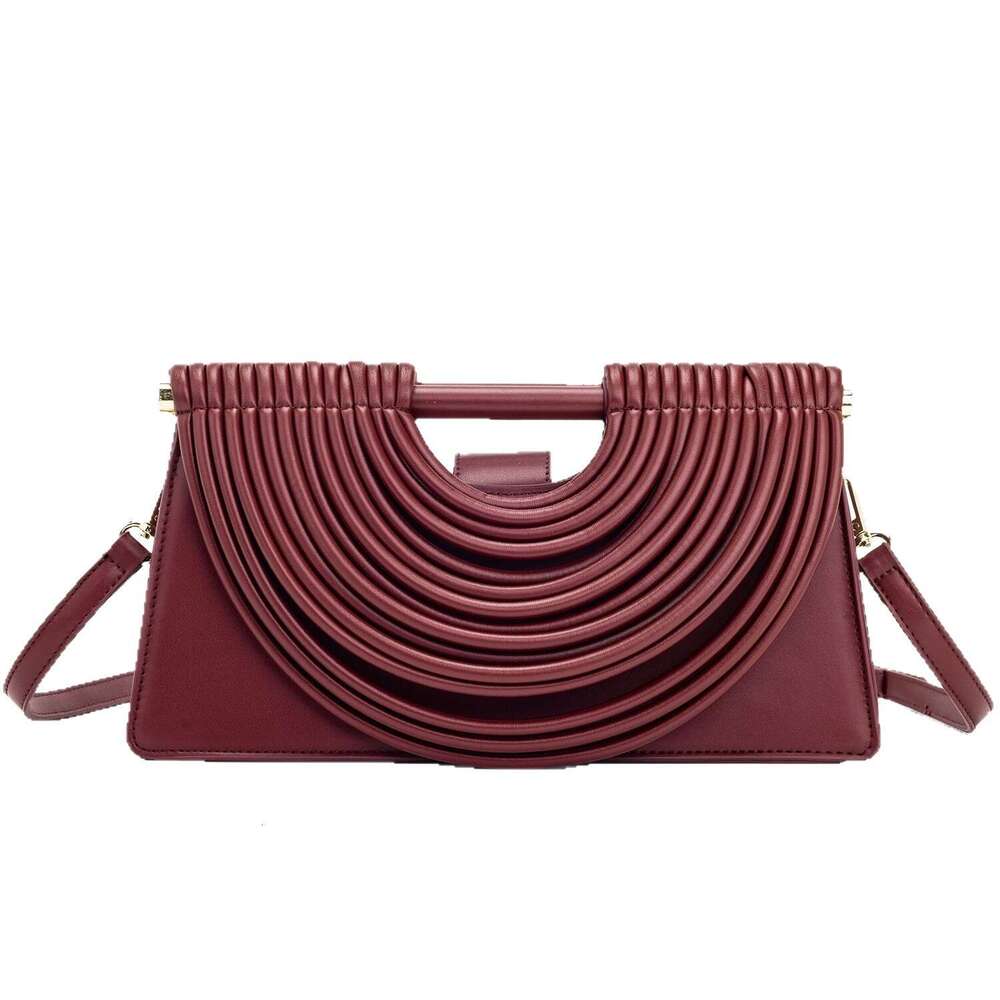 Handmade Design Knotted Woven Noodle Fashion Trendy Handheld Evening Single Shoulder Crossbody Bag