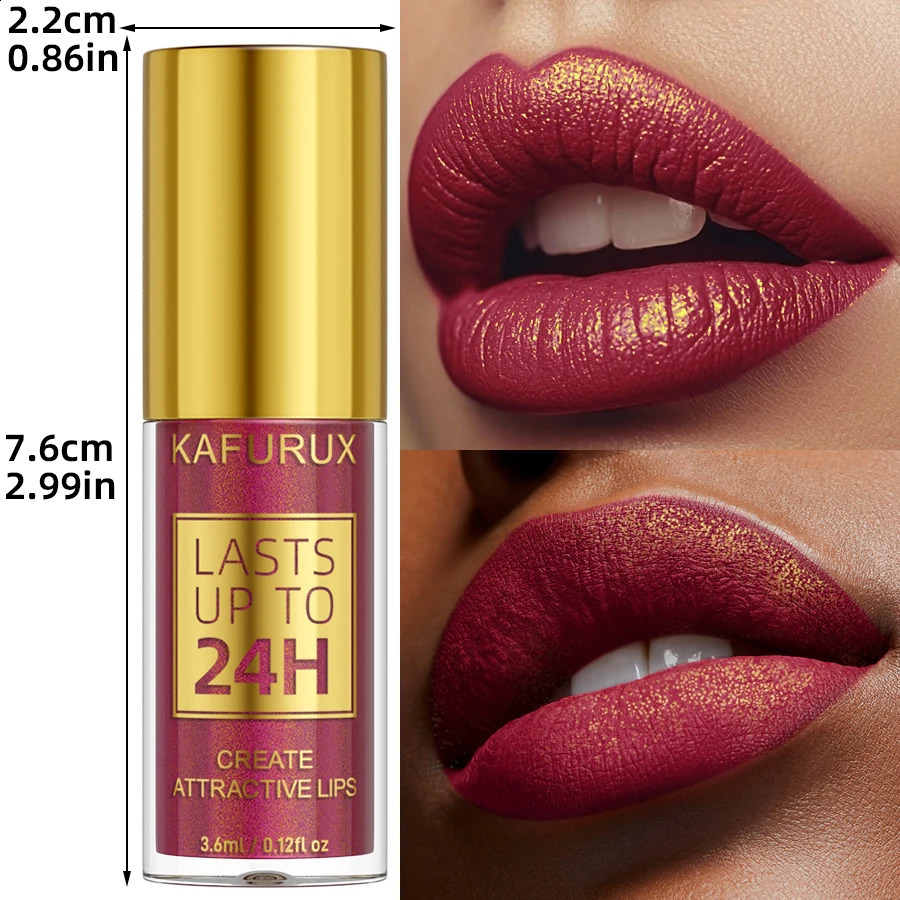 14 Colors Glitter Metallic Lip Glaze Shiny Long Lasting Lip Gloss Waterproof Liquid Lipstick Makeup Lip Oil Lip Tint Gifts for W 250809