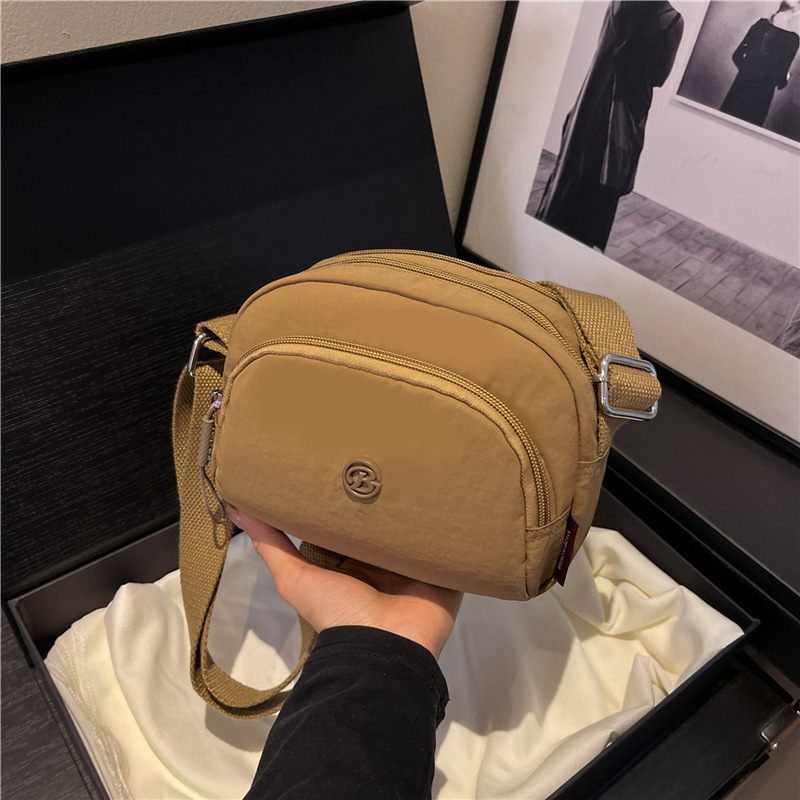Ultra-light Waterproof Nylon Women's New Trendy Casual Outdoor Sports Crossbody Multi-flap pocket pants Shoulder Bag ddmymoon