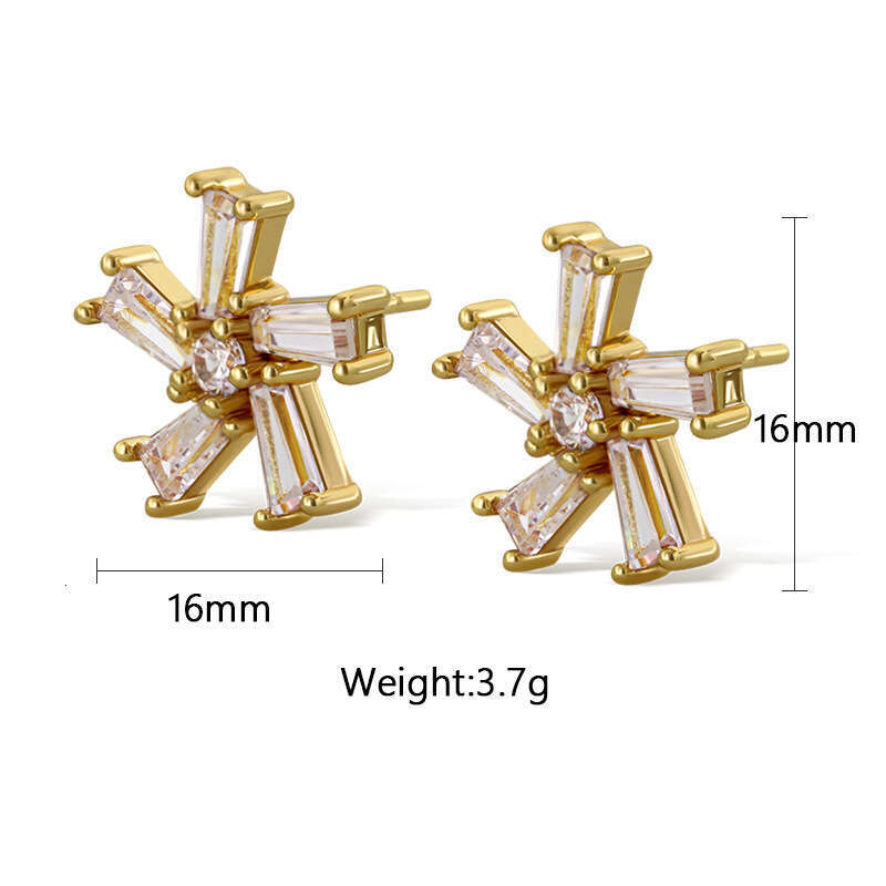 DHcollections New Fashionable Pearl Zircon Simple Earrings