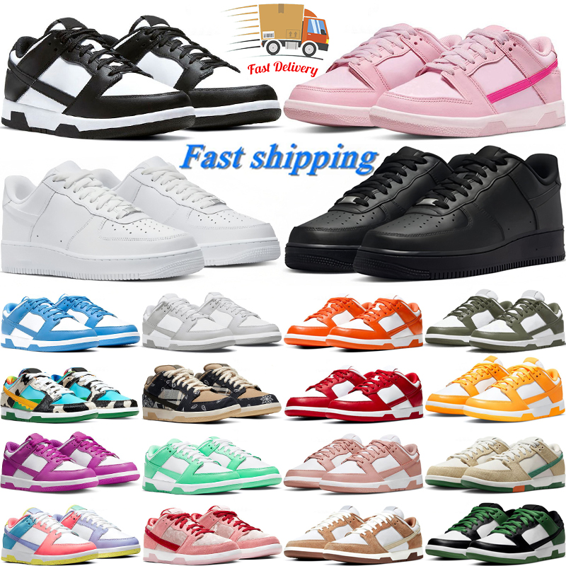 Designer sneakers running shoes trainers for mens womens GAI triple pink black white panda grey fog Sports runners