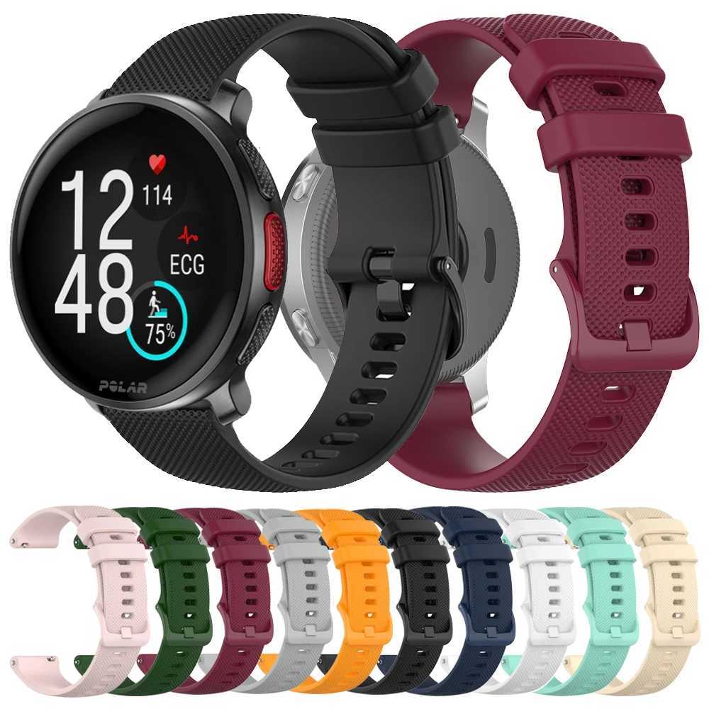 20 22mm Silicone Strap For Polar Vantage V3 M2/M Grit X Pro Titan Sport Wristband For Polar Ignite 3 2 Unite Pacer Band Bracelet W250811
