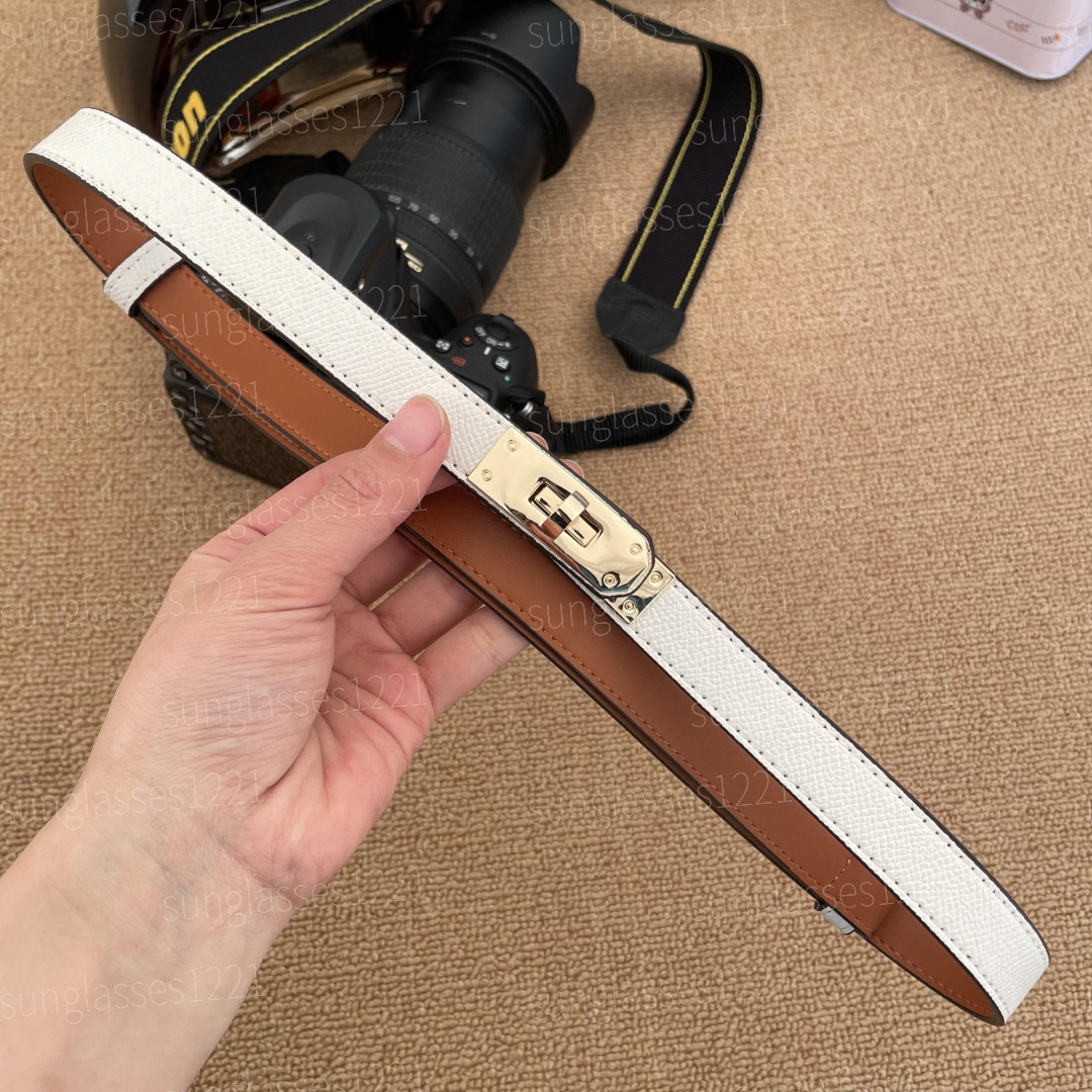 Belt for women designer Buckle Simple Hundred With Dress Suit Pants Coat Accessories Women Slim gurtel leather Classic Gold Buckle Cowhide fashion casual with box TT