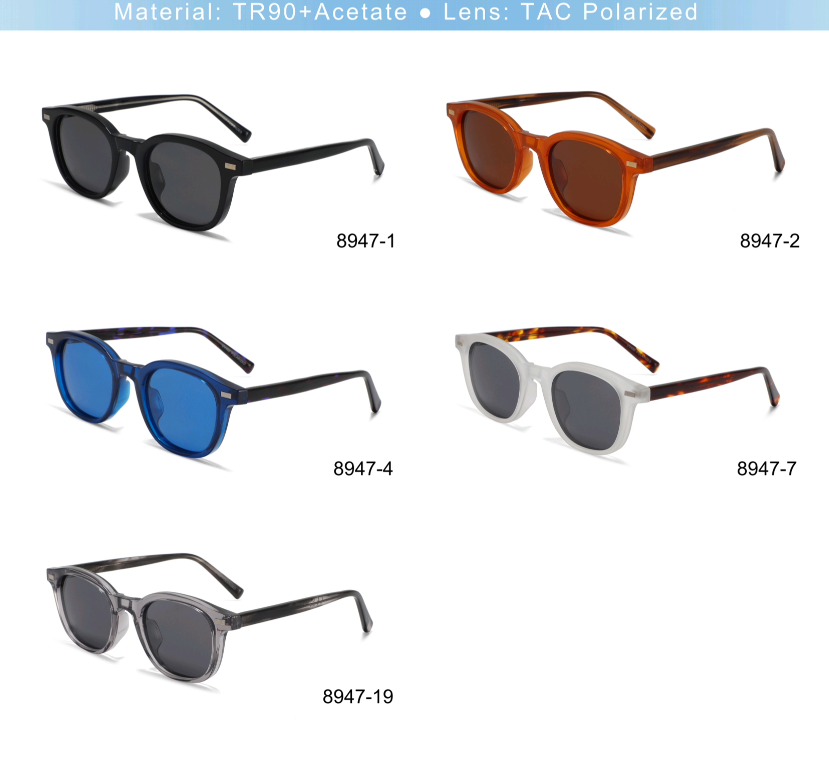Classic round women sunglasses high-quality bamboo frames eco-friendly unisex UV protection durable flexible hinges beach vacation exploring pj2