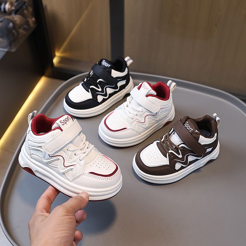 Toddler Baby Kids Fashion Design Walking Shoes Sneakers Littlesprouts Non-slip Casual Shoes Boys Girls Outdoor Board Shoes Size 21 - 32 L0624