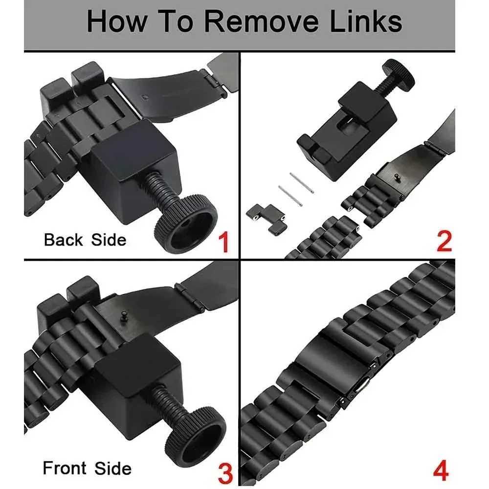 Stainless Steel Strap For Amazfit GTS 3 2/2e/4mini Metal Band For Amazfit Bip 3 3Pro GTR 2 2e Bracelet GTR 4 3 3Pro 42mm 47mm W250811