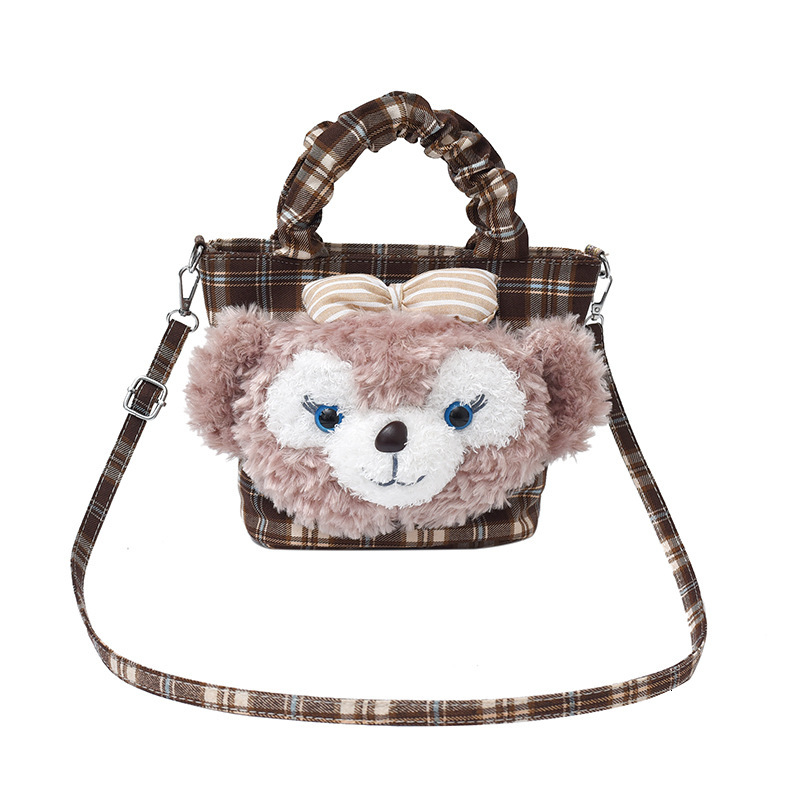 Korean Style High-End Simple Canvas Tote for Women 2025 Summer New Red Plaid Crossbody Bucket Bag ddmymoon