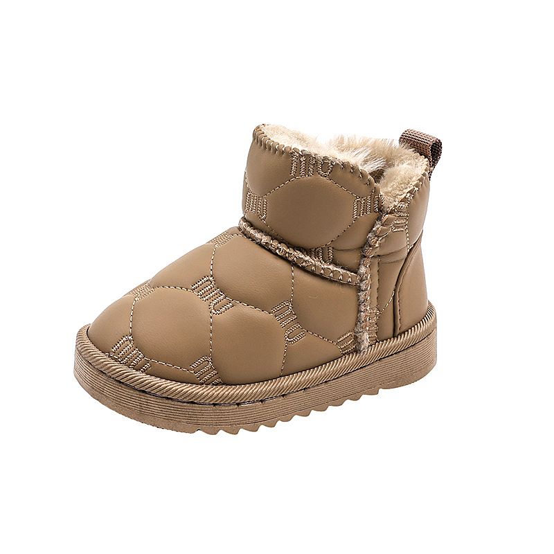 Baby Infant Snow Boots Toddler Winter Shoes Cutefeet Kids Outdoor Warm Plush Boots Windproof Waterproof Little Kid Cotton-padded Shoes Size 19 - 30