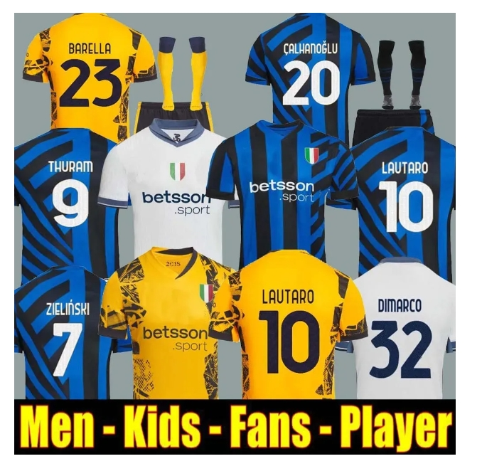 baby 24 25 26 Inter Maglia LAUTARO Soccer Jerseys Milan BARELLA FRATTESI INTERS 2024 2025 2026 KIDS THURAM DIMARCO ARNAUTOVIC CALHANOGLU Football Shirt