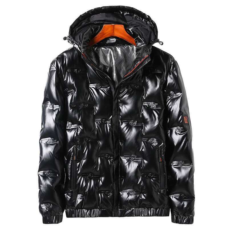 Autumn Winter Fashion Men Outwear Tops Male Duck Down Jacket Padded Waterproof Thicken Warm Hooded Cardigan Oversize Causal Coat