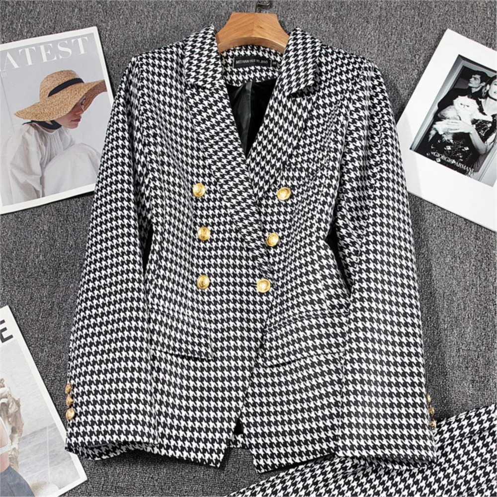 Casual Long Sleeve Blazers Femme Women Coat Fashion Jacket Outerwears Office Blazer Woman Clothes Spring Autumn 250811