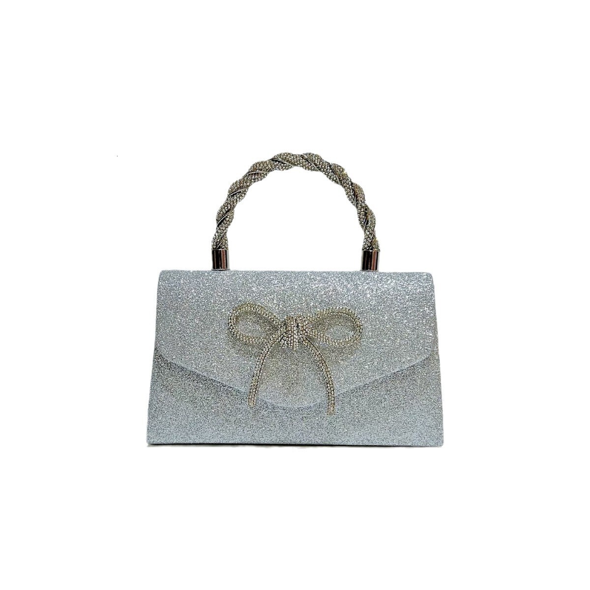 2025 New Banquet Bag Designer Fashion Diamond Inlaid Bow Chain Bag