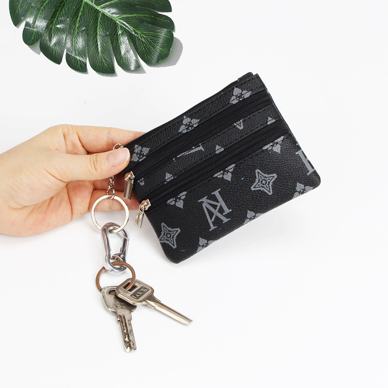 Luxury Designer Wallet 2025 New Women's Mini Wallet - Printed Portable Card Holder Coin Purse Key Organizer Pouch Free Shipping