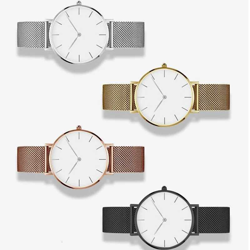 8mm 10mm 12mm 14mm 15mm 16mm 20mm 24mm Stainless Steel Watch Strap Straight End Bracelet Mesh Buckle Milanese Loop Band W250811