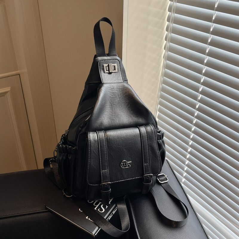 Casual Travel Multifunctional Small Backpack for Women 2025 New Trendy Fashion Outdoor Multi-Pocket Chest Crossbody Bag ddmymoon