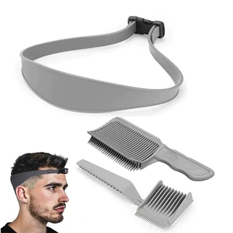 Adjustable Hair Trimming Guide Set Neckline Shaving TemplateDIY Self Haircutting System Straight Neck Hairline Tool y250716
