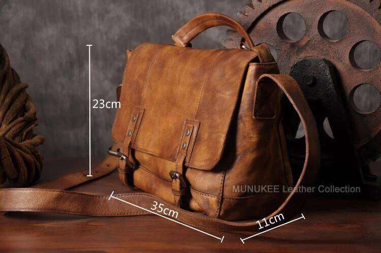 Vintage Genuine Messenger men Leather Shoulder Men Crossbody Male Sling Leisure Bag Tote Handbag Brown Grey