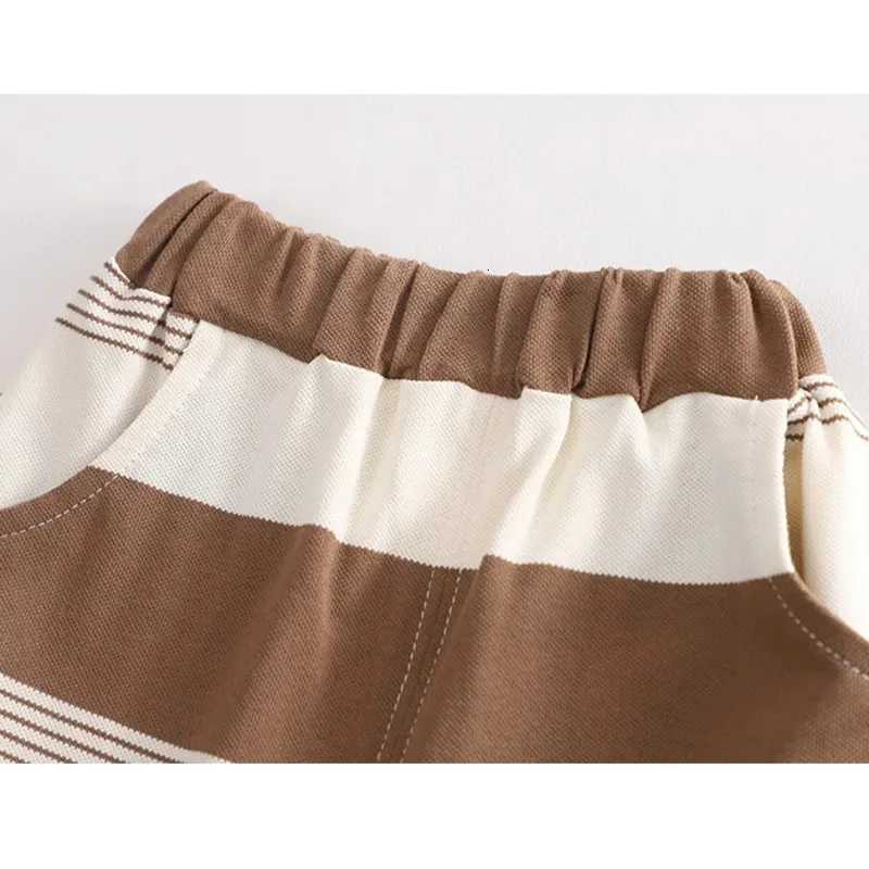 New Summer Baby Girl Clothes Suit Boys Clothing Children Striped T-Shirt Shorts 2Pcs/Sets Toddler Casual Costume Kids Tracksuits Z250811
