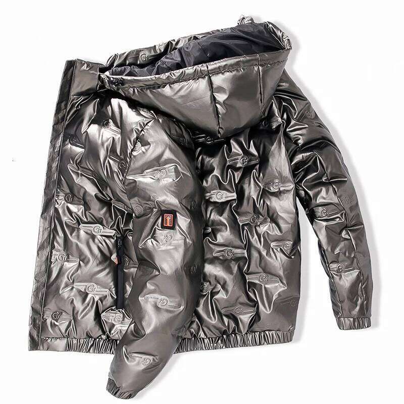 Autumn Winter Fashion Men Outwear Tops Male Duck Down Jacket Padded Waterproof Thicken Warm Hooded Cardigan Oversize Causal Coat