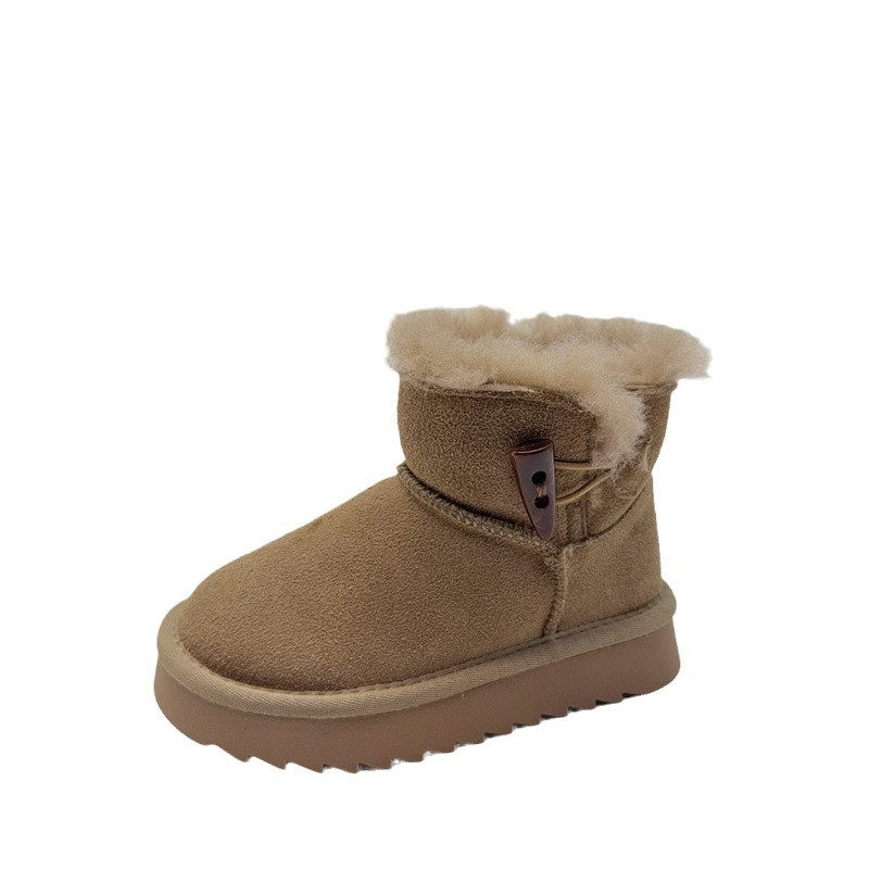 Free shipping designer Boots Winter girls fashionable midsole cotton boots princess soft soled thick snow boots childrens shoes comfort
