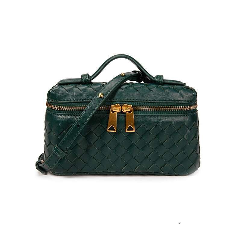 Fashion Trend Lunch Box Handmade New Zipper Bag Trendy Crossbody Square Handbag
