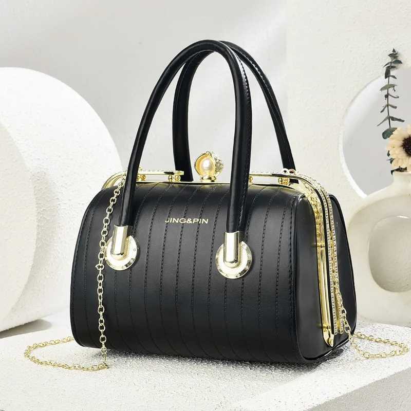 PU Leather Womens Handbag FAshion girls Crossbody Shoulder Bag High-quality Exquisite Womens Boston Pillow Bag Z250811