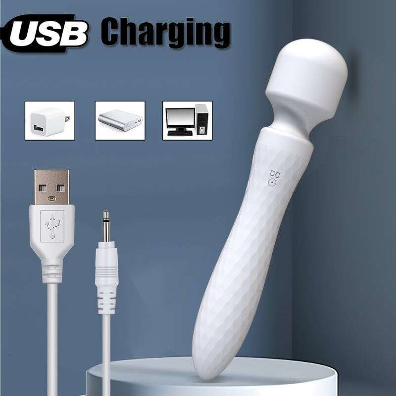 Powerful Dual Motor Vibrator Women AV Magic Wand G-Spot Massage Clitoral Stimulation 10 Vibration Modes for Adult Sex