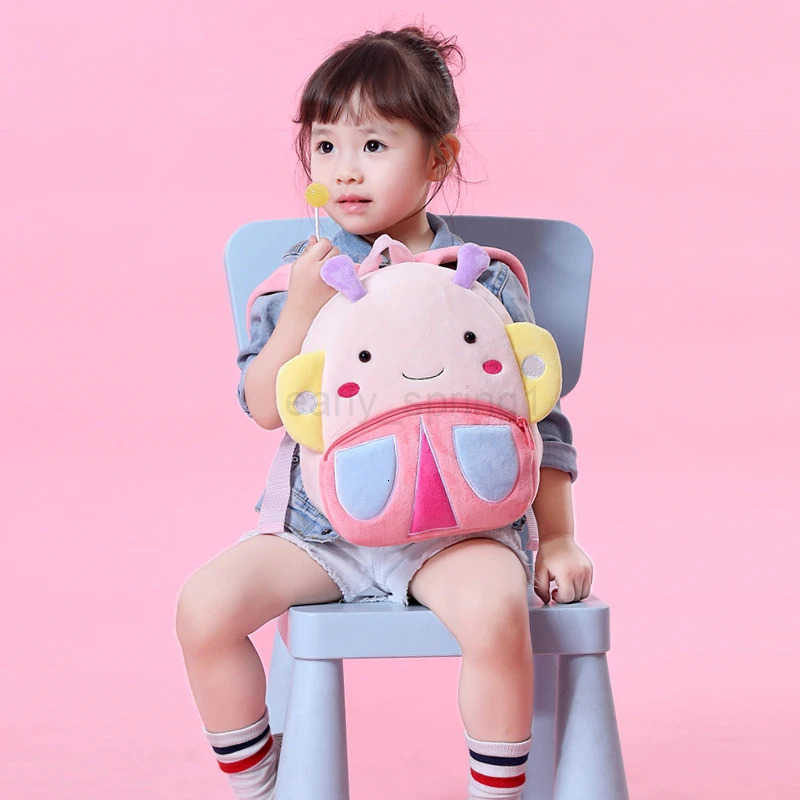 3D Cartoon Animals Children Backpacks for Girls Boys Soft Plush Kindergarten Kids School Bag Kawaii Children School Bags T250811