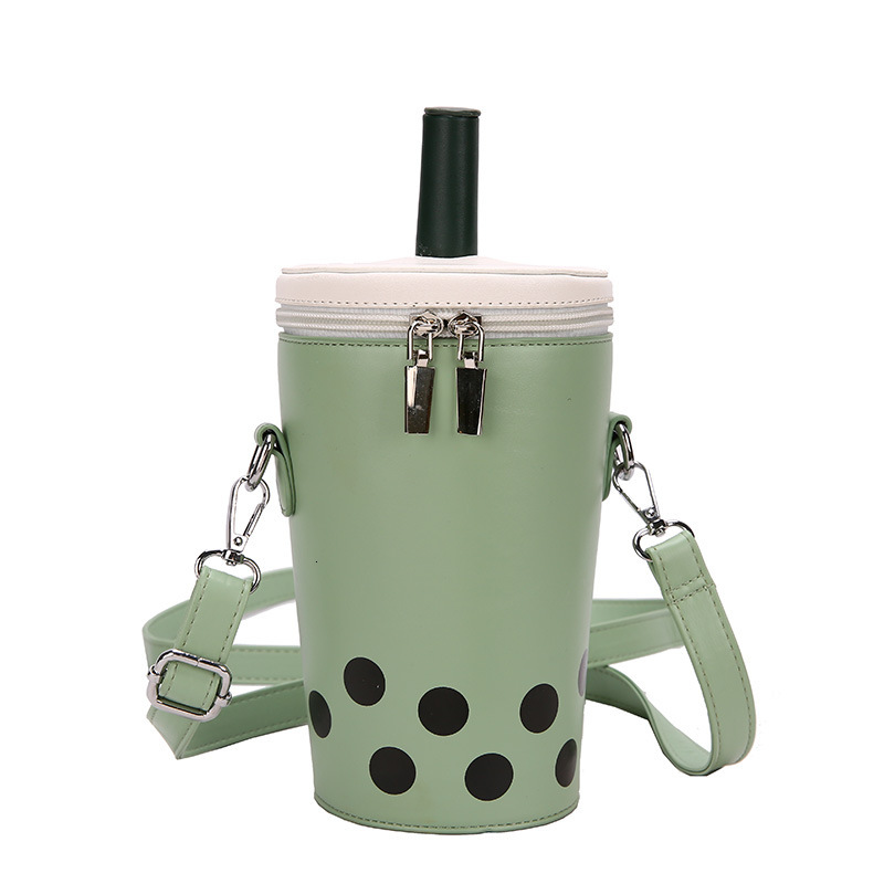 New Milk Tea Personalized Small for Women Trendy Fashion Versatile Crossbody Phone Bag Korean Version Cute Girl Bucket Backpack ddmymoon