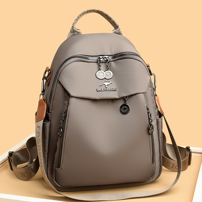 High-end for Women, New Lightweight Oxford Cloth Student School Bag, Commuting Large Capacity Travel Backpack ddmymoon