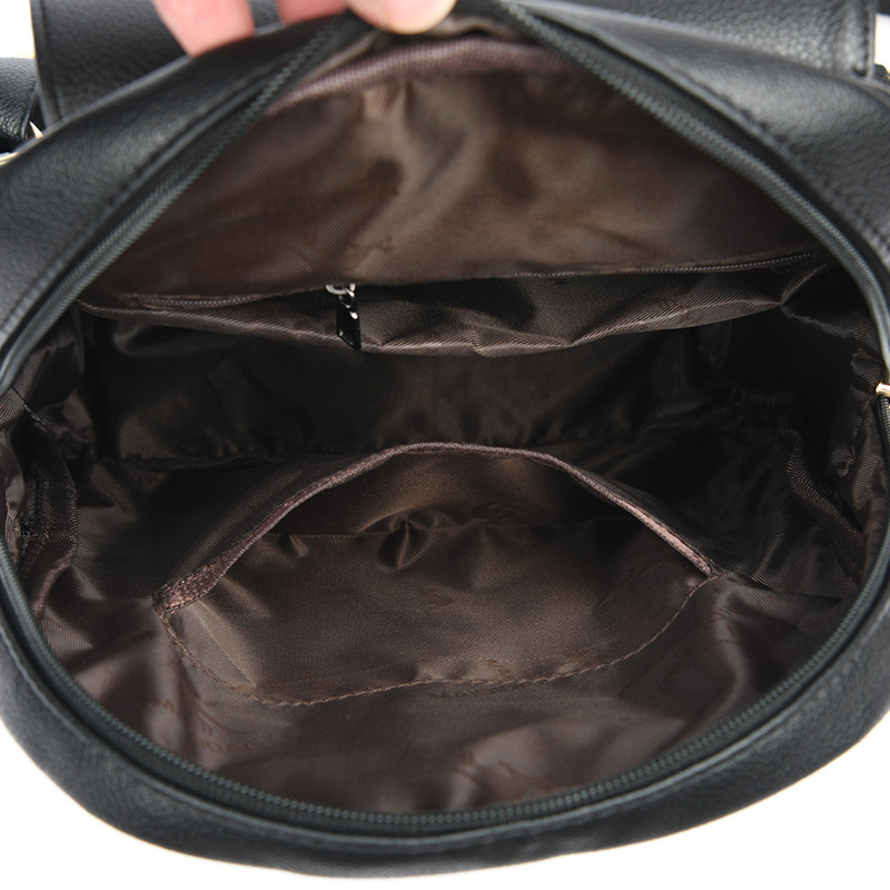 Hot Selling Soft Leather Backpack for Women, New Simple Commuter Large Capacity Backpack, Casual Travel Bag, Student School Bag ddmymoon