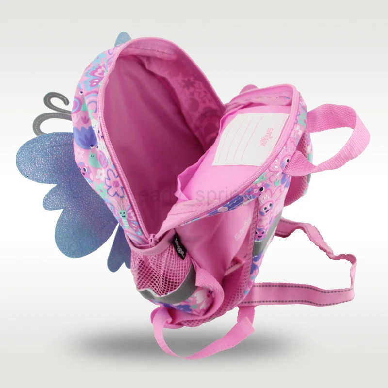Schoolbag backpacks for kids kindergarten pink butterfly backpack Prevent getting lost small class boys T250811