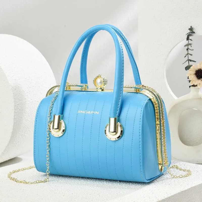PU Leather Womens Handbag FAshion girls Crossbody Shoulder Bag High-quality Exquisite Womens Boston Pillow Bag Z250811