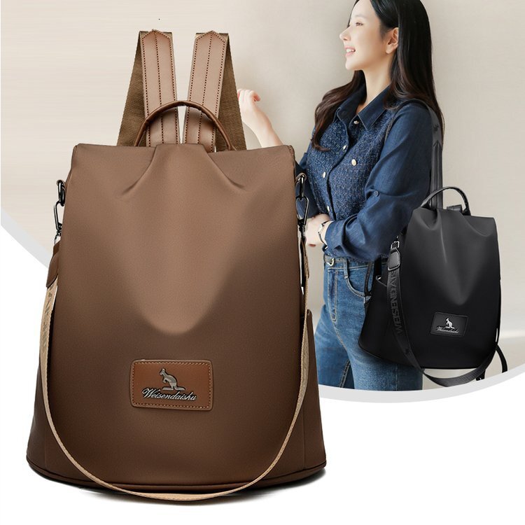 Multifunctional Anti-theft Backpack for Women, New Lightweight Travel Backpack, Water-resistant Oxford Cloth Student School Bag, Trendy ddmymoon