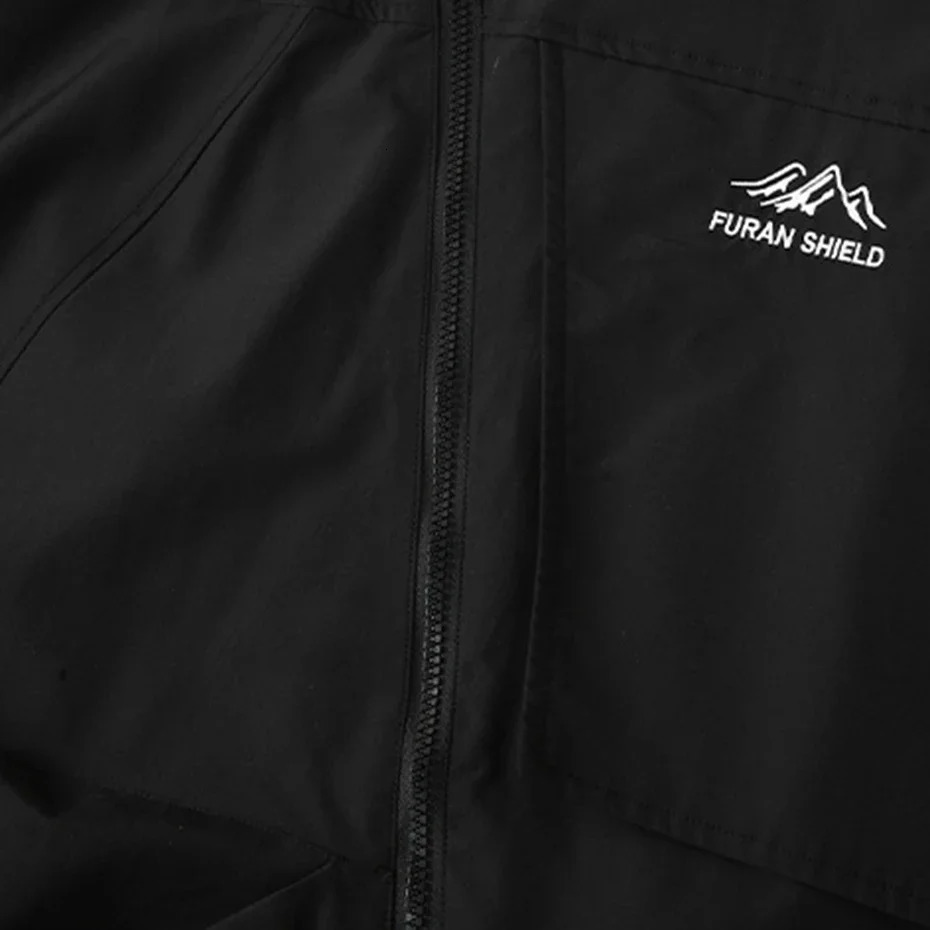 12XL Plus Size Jackets Mens Black Windbreaker Coat Spring Autumn Zipper Pockets Loose Fashion Casual Jacket for Male 250809