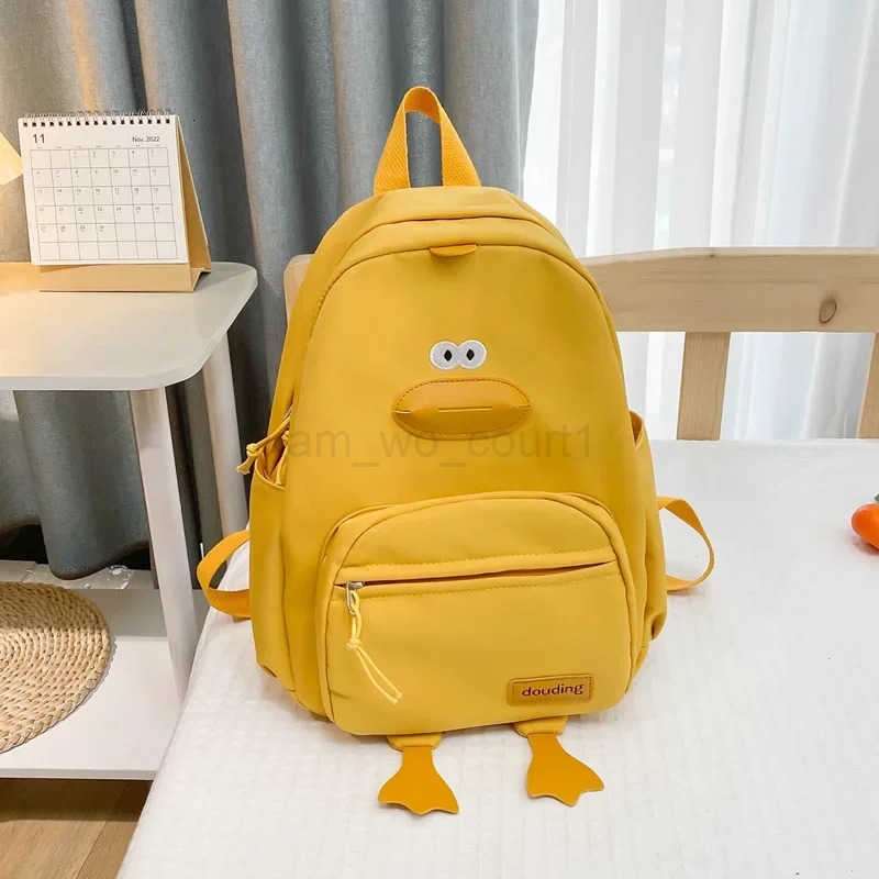Cool Duck Backpack Fashionable Casual Versatile Children Schoolbag Stylish Backpack Student Bag M250811