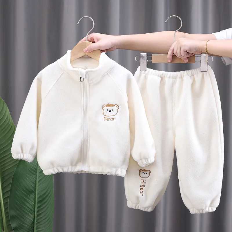 Boys Clothing Sets Children Fashion Bear Baby T-shirt Vest Coat And Pants Suit 2pcs Outfits Kids Sport Suit for 1-4 years Z250811