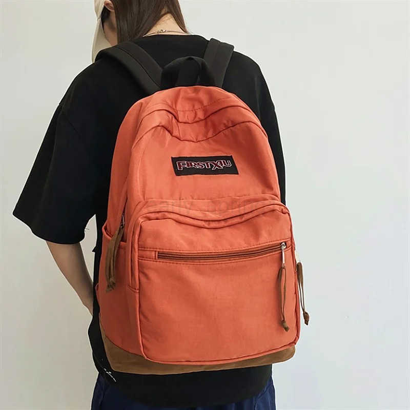 Mens Simple Backpack Mens Computer Bag Junior High School High School College Student Office Worker Casual Backpack Travel Bag T250811