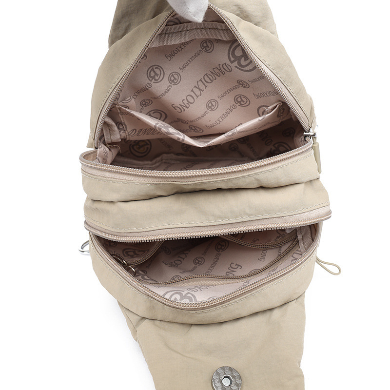 Waterproof Nylon Fabric Backpack for Women, New Multifunctional Chest Bag, Commuter Backpack, Lightweight Multi-use Shoulder Bag ddmymoon