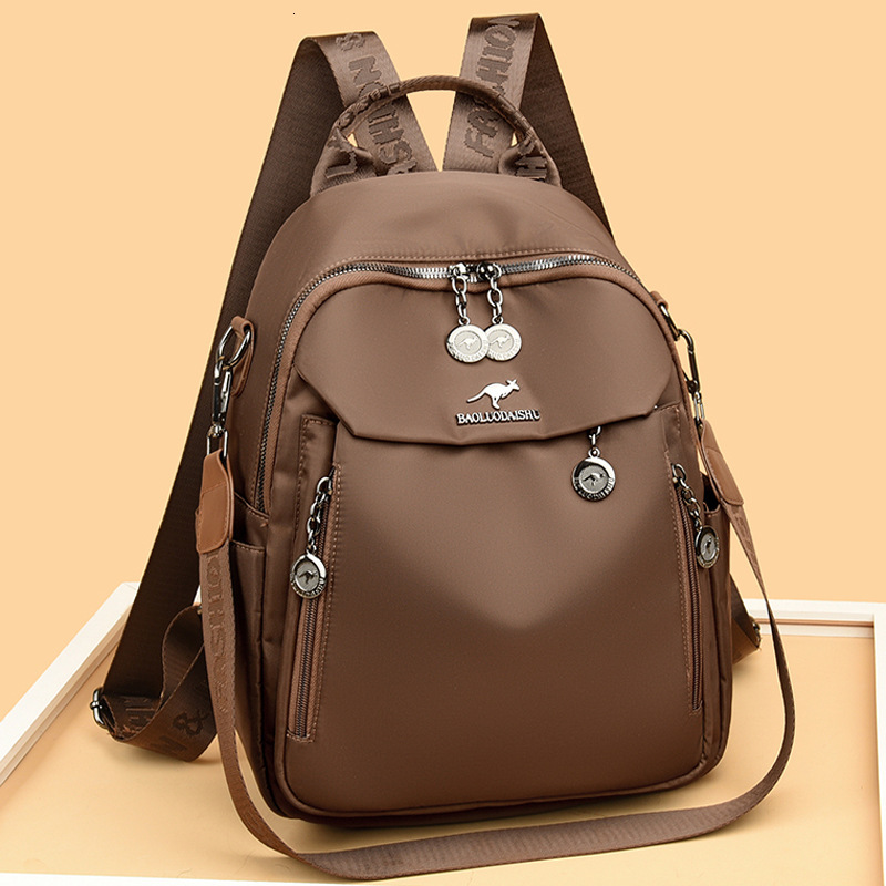 High-end for Women, New Lightweight Oxford Cloth Student School Bag, Commuting Large Capacity Travel Backpack ddmymoon