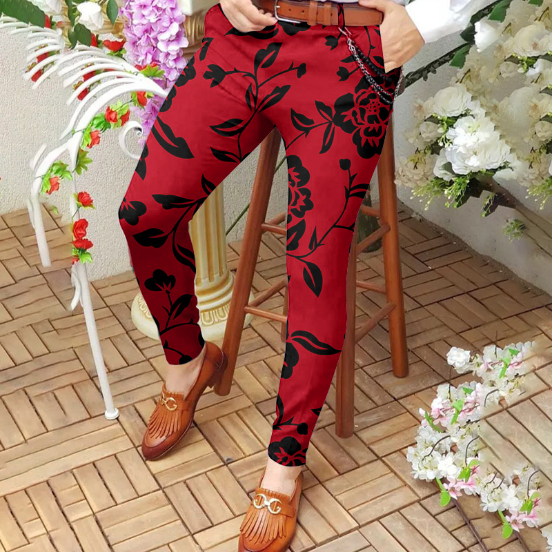 Party Dress Blazer Pants Fashion Wholesale New Stylish Men's Trouser Pants Hot Selling Man Clothing Plus Size Trousers Pants Slim Fit Pant S-3XL