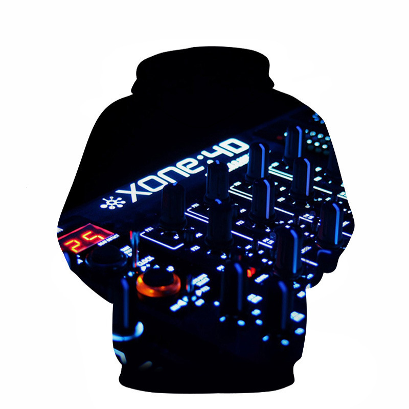 Sports Baseball Uniform Spring and Autumn Round Neck Hooded Sweatshirt 3D Digital Printing Couple Outfit