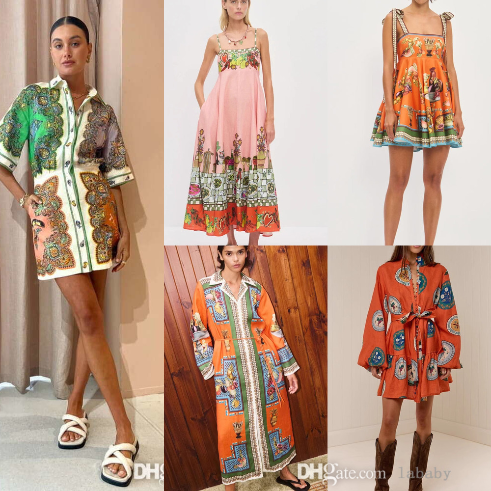 Womens Shirt Dress Fashion Printed Shirts Skirt Elegant Dresses For Woman Slim Fit Sexy Dress