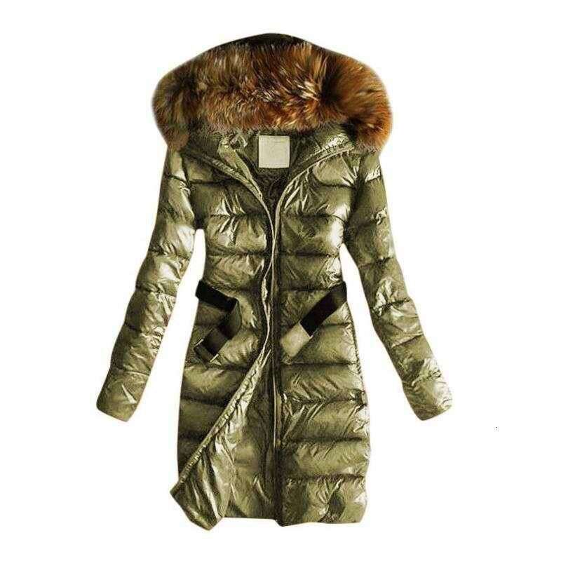 Women's Clothing Down-Padded Jackets, Mid-Length Women's Cotton-Padded Jackets In Stock